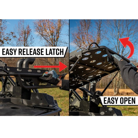 SuperATV Polaris RZR PRO S Cargo Rack Alpha Easy Open