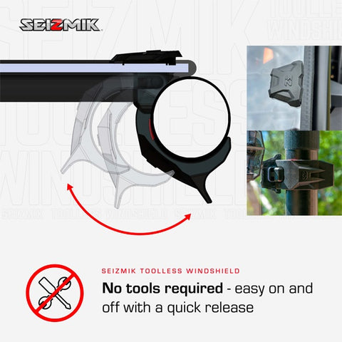 Seizmik Toolless Windshield Clamps