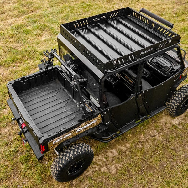 
                  
                    SuperATV Can-Am Defender MAX Outfitter Roof Rack Top View
                  
                