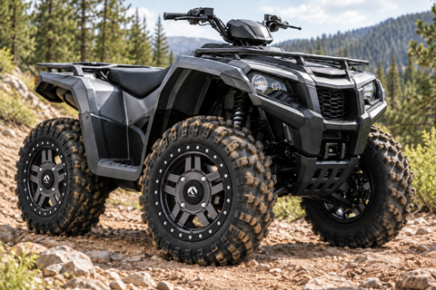 Fuel UTV D558 Anza Wheels on a ATV