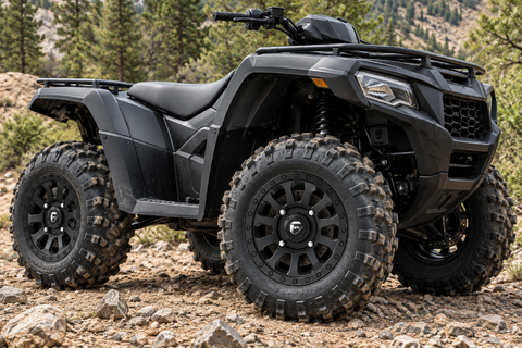 Fuel UTV D579 Vector Wheel on an ATV
