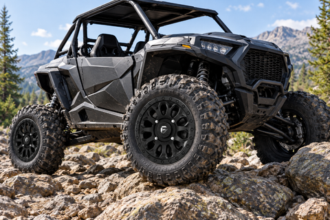 Fuel UTV D579 Vector Wheel on a UTV