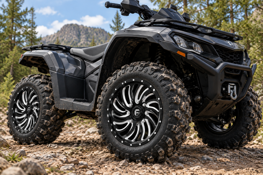 
                  
                    Fuel UTV D641 Kompressor Wheels on an ATV
                  
                