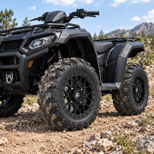 
                  
                    Fuel UTV D916 Tech Beadlock Wheels on a ATV
                  
                