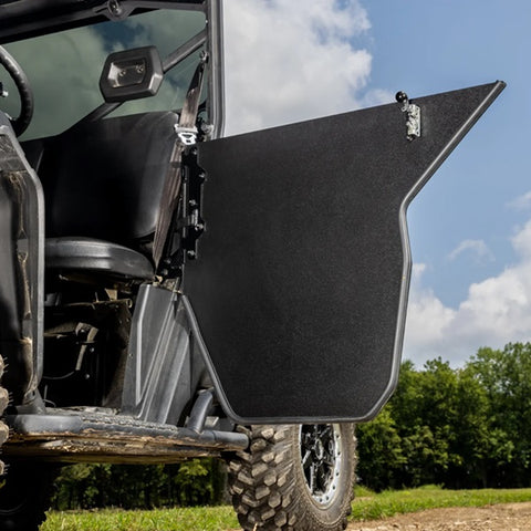 SuperATV Can-Am Defender HDPE Half Doors Open