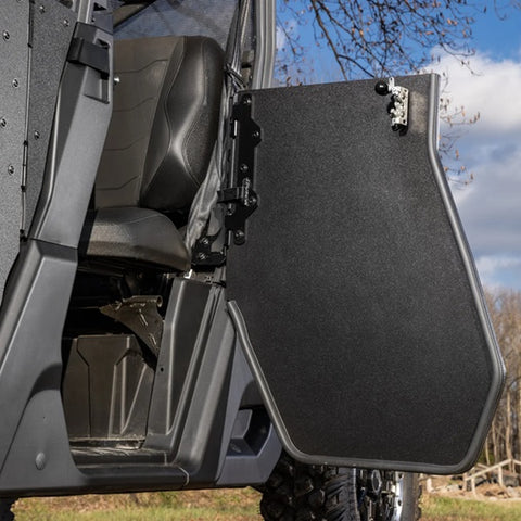 SuperATV Can-Am Defender Max HDPE Rear Half Door Open
