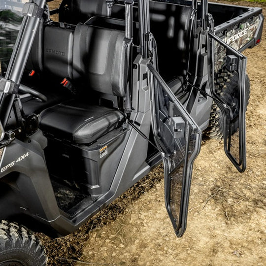 
                  
                    SuperATV CFMOTO UFORCE 1000 XL Convertible Cab Doors in Half Open
                  
                