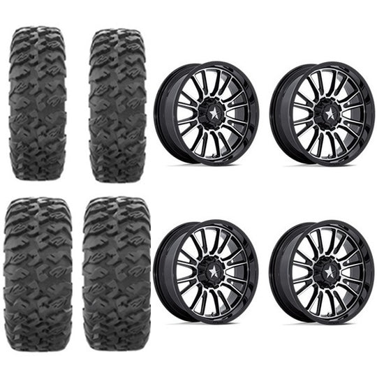 
                  
                    EFX MotoClaw Tire Wheel Kits 28x9-15 28x11-15 MSA M51 Gloss Black & Machined Wheels
                  
                