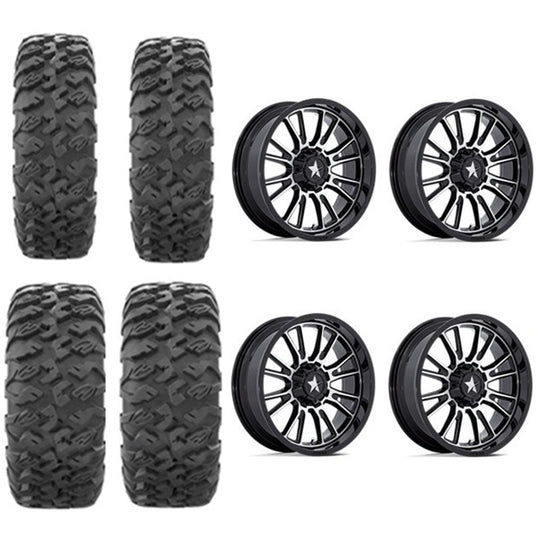 
                  
                    EFX MotoClaw Tire Wheel Kits 28x9-15 28x11-15 MSA M52 Gloss Black & Machined Wheels
                  
                