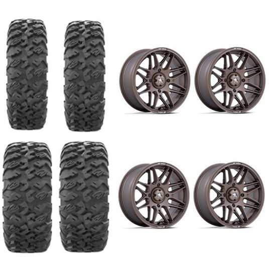 
                  
                    EFX MotoClaw Tire Wheel Kits 28x9-15 28x11-15 MSA M52 Matte Bronze Wheels
                  
                