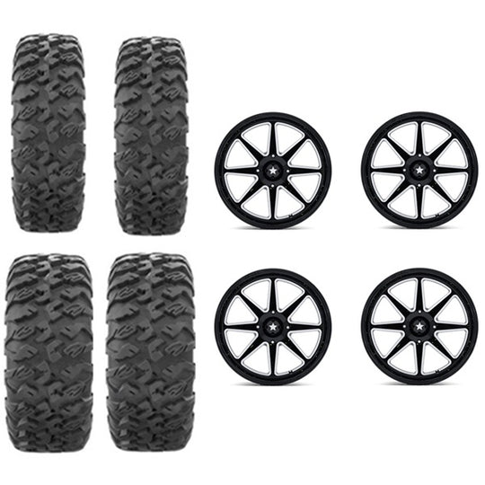 
                  
                    EFX MotoClaw Tire Wheel Kits 28x9-15 28x11-15 MSA M54 Gloss Black Milled Wheels
                  
                