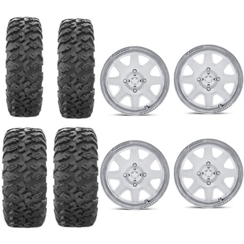 EFX MotoClaw Tire Wheel Kits 28x9-15 28x11-15 MSA M54 Polished Wheels