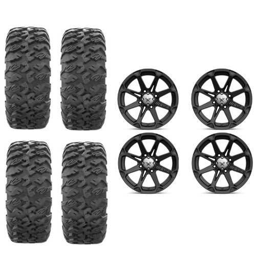 EFX MotoClaw Tire & Wheel Kits Mounted on MSA M12 Wheels - Set of 4