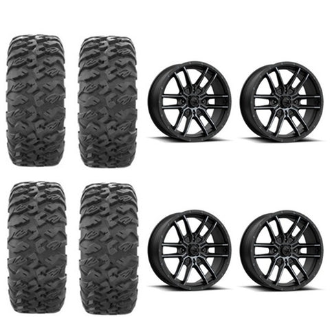 EFX MotoClaw Tire & Wheel Kits Mounted on MSA M43 Fang Wheels