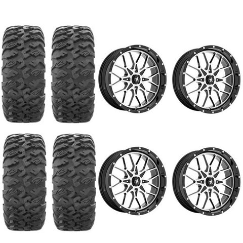 EFX MotoClaw Tire & Wheel Kits Mounted on MSA M45 Portal Wheels