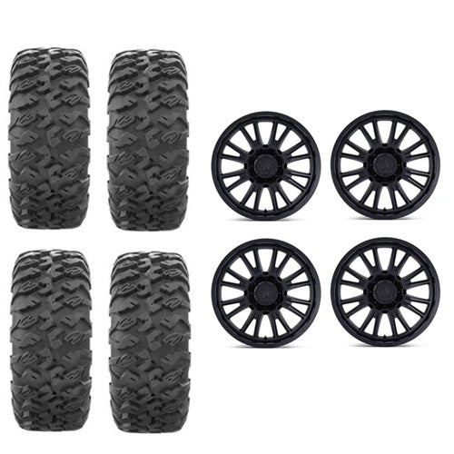 
                  
                    EFX MotoClaw Tire & Wheel Kits Mounted on MSA MA051 Matte Black Wheels - Set of 4
                  
                