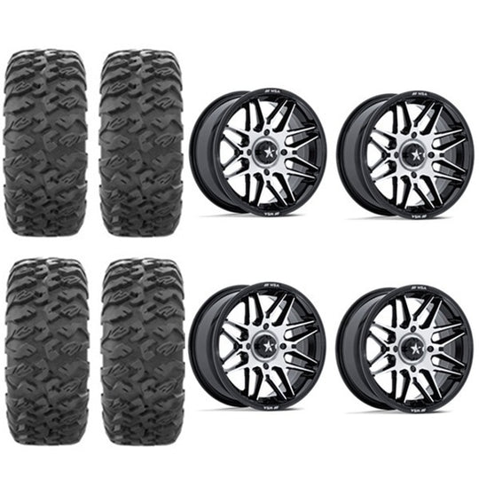 
                  
                    EFX MotoClaw Tire & Wheel Kits on MSA M52 Gloss Black & Machined Wheels
                  
                