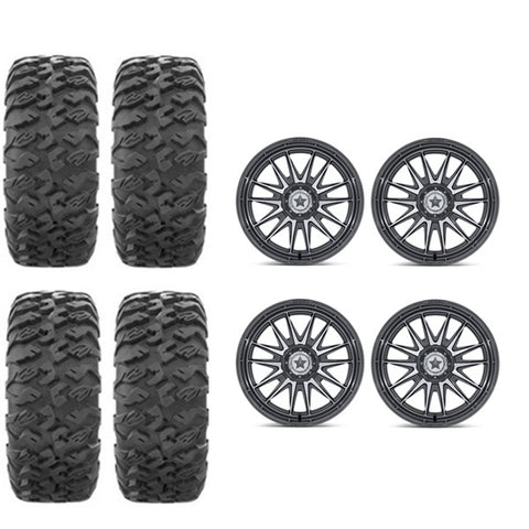 EFX MotoClaw Tire & Wheel Kits on MSA M55 Platinum Wheels
