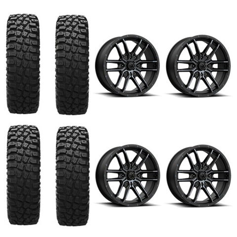 EFX MotoCrusher Tire & Wheel Kits on MSA M43 Fang Wheels