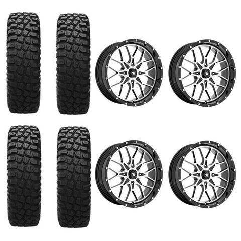 EFX MotoCrusher Tire & Wheel Kits on MSA M45 Portal Wheels