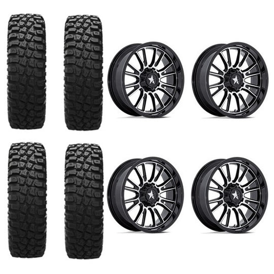 
                  
                    EFX MotoCrusher Tire & Wheel Kits on MSA M51 Thunderlips Gloss Black & Machined Wheels
                  
                
