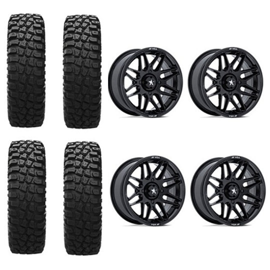 
                  
                    EFX MotoCrusher Tire & Wheel Kits on MSA M52 Radar Gloss Black Wheels
                  
                