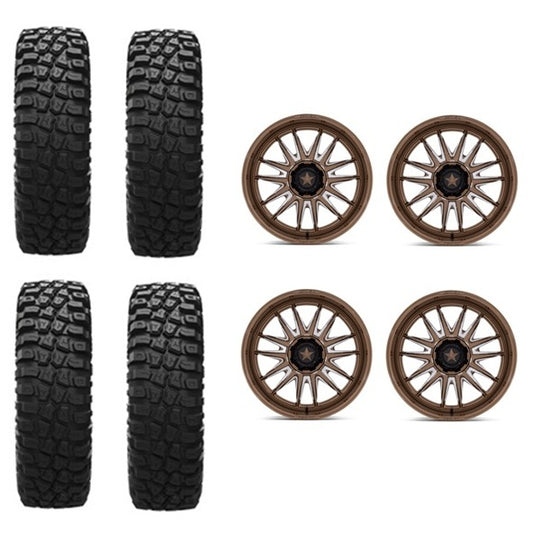 
                  
                    EFX MotoCrusher Tire & Wheel Kits on MSA M55 Commander Bronze Milled Wheels
                  
                