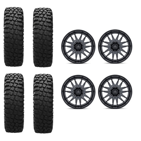 
                  
                    EFX MotoCrusher Tire & Wheel Kits on MSA M55 Commander Gun Metal Wheels
                  
                
