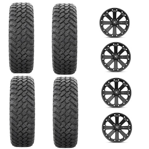 EFX MotoHammer Tire & Wheel Kits on MSA M20 Wheels