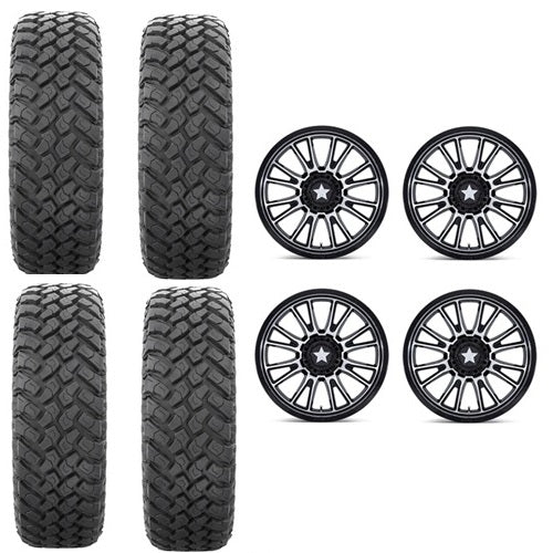 
                  
                    EFX MotoHammer Tire & Wheel Kits on MSA M51 Gloss Black & Machined Wheels
                  
                