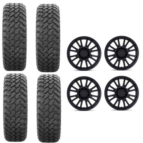 EFX MotoHammer Tire & Wheel Kits on MSA M51 Matte Black Wheels
