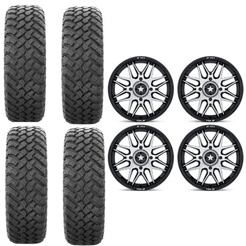 
                  
                    EFX MotoHammer Tire & Wheel Kits on MSA M52 Gloss Black & Machined Wheels
                  
                
