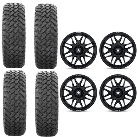 EFX MotoHammer Tire & Wheel Kits on MSA M52 Gloss Black Wheels