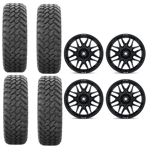
                  
                    EFX MotoHammer Tire & Wheel Kits on MSA M52 Gloss Black Wheels
                  
                