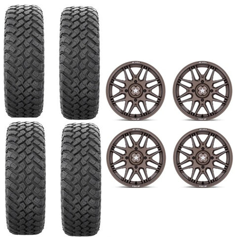 EFX MotoHammer Tire & Wheel Kits on MSA M52 Matte Bronze Wheels