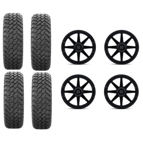 EFX MotoHammer Tire & Wheel Kits on MSA M54 Gloss Black Wheels