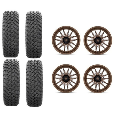 EFX MotoHammer Tire & Wheel Kits on MSA M55 Bronze Milled Wheels