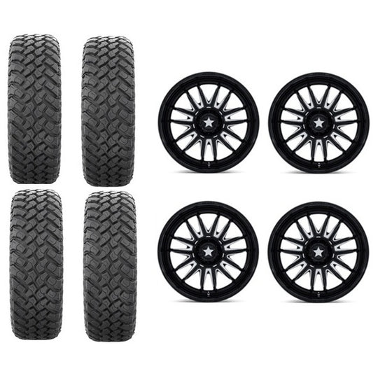 
                  
                    EFX MotoHammer Tire & Wheel Kits on MSA M55 Gloss Black Milled Wheels
                  
                