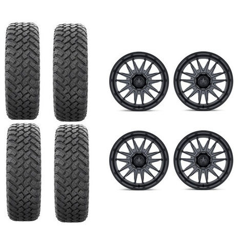 EFX MotoHammer Tire & Wheel Kits on MSA M55 Gun Metal Wheels