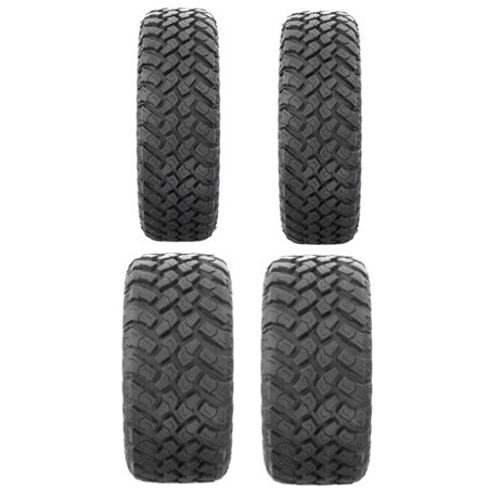 Set of EFX MotoHammer Tires 2 ea. 27x9-14 & 2 ea. 27x11-14 Radial 8 Ply