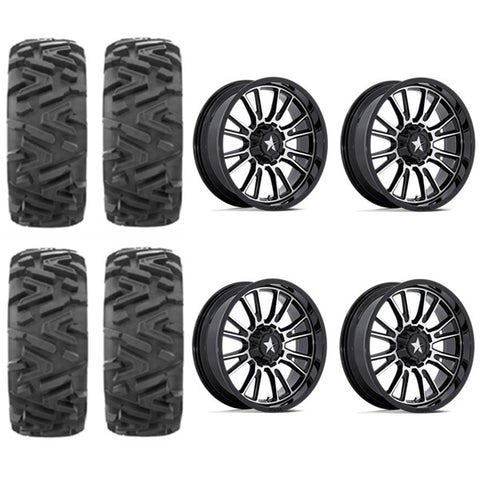 EFX MotoMTC Tire & Wheel Kits MSA M51 Thunderlips Machined Wheels