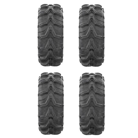 Set of EFX MotoMax Tires 2 ea. 27x10-14 & 2 ea. 27x12-14 6 Ply