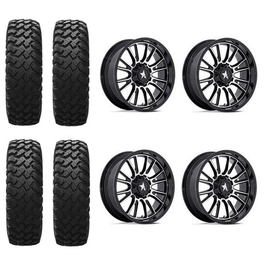 
                  
                    EFX MotoRally Tire & Wheel Kits on MSA M51 Gloss Black & Machined Wheels
                  
                
