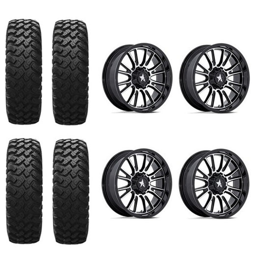 
                  
                    EFX MotoRally Tire & Wheel Kits on MSA M52 Gloss Black & Machined Wheels
                  
                