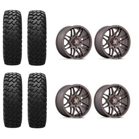 EFX MotoRally Tire & Wheel Kits on MSA M52 Matte Bronze Wheels