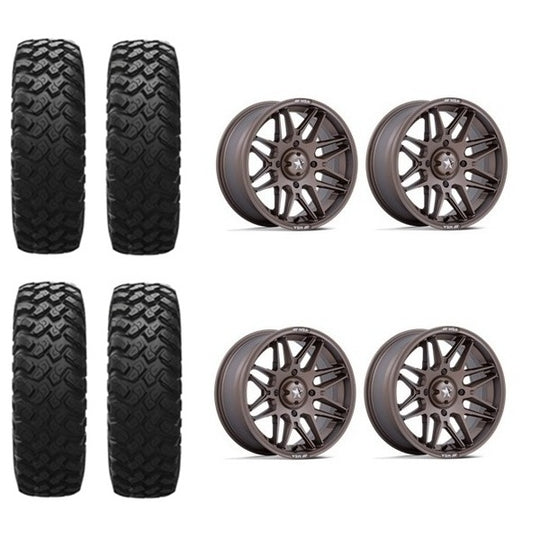
                  
                    EFX MotoRally Tire & Wheel Kits on MSA M52 Matte Bronze Wheels
                  
                