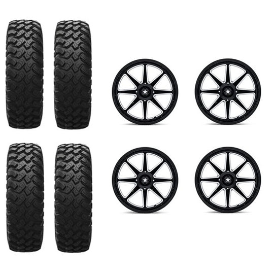 
                  
                    EFX MotoRally Tire & Wheel Kits on MSA M54 Gloss Black Milled Wheels
                  
                