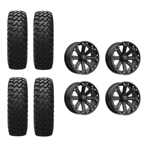 EFX MotoRally Tire & Wheel Kits Mounted on MSA M20 Wheels - Set of 4