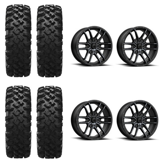
                  
                    EFX MotoRavage XL Tire & Wheel Kits on MSA M43 Fang Wheels
                  
                