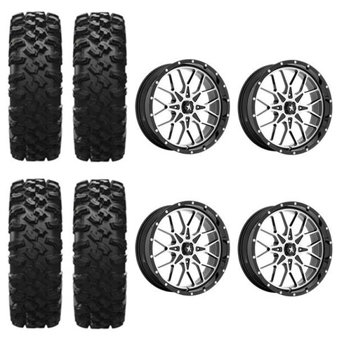 EFX MotoRavage XL Tire & Wheel Kits on MSA M45 Portal Wheels